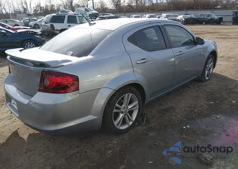 2013 Dodge Avenger Sxt from USA, damaged, VIN 1C3CDZCB3DN552561